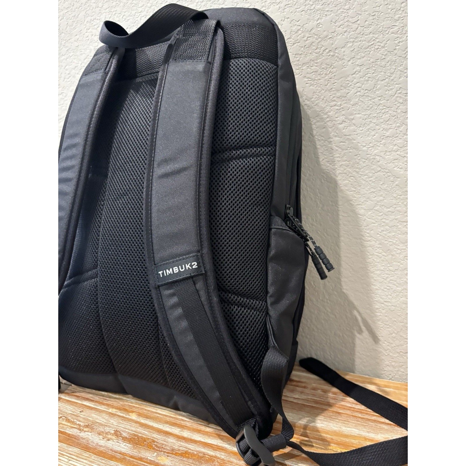 Timbuk2 Padded Black Solid Laptop Backpack With Rainbow Logo Patch — image 5 of 8